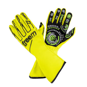 Senso Gloves Motorsport gloves Freem Fluorescent Yellow 7 