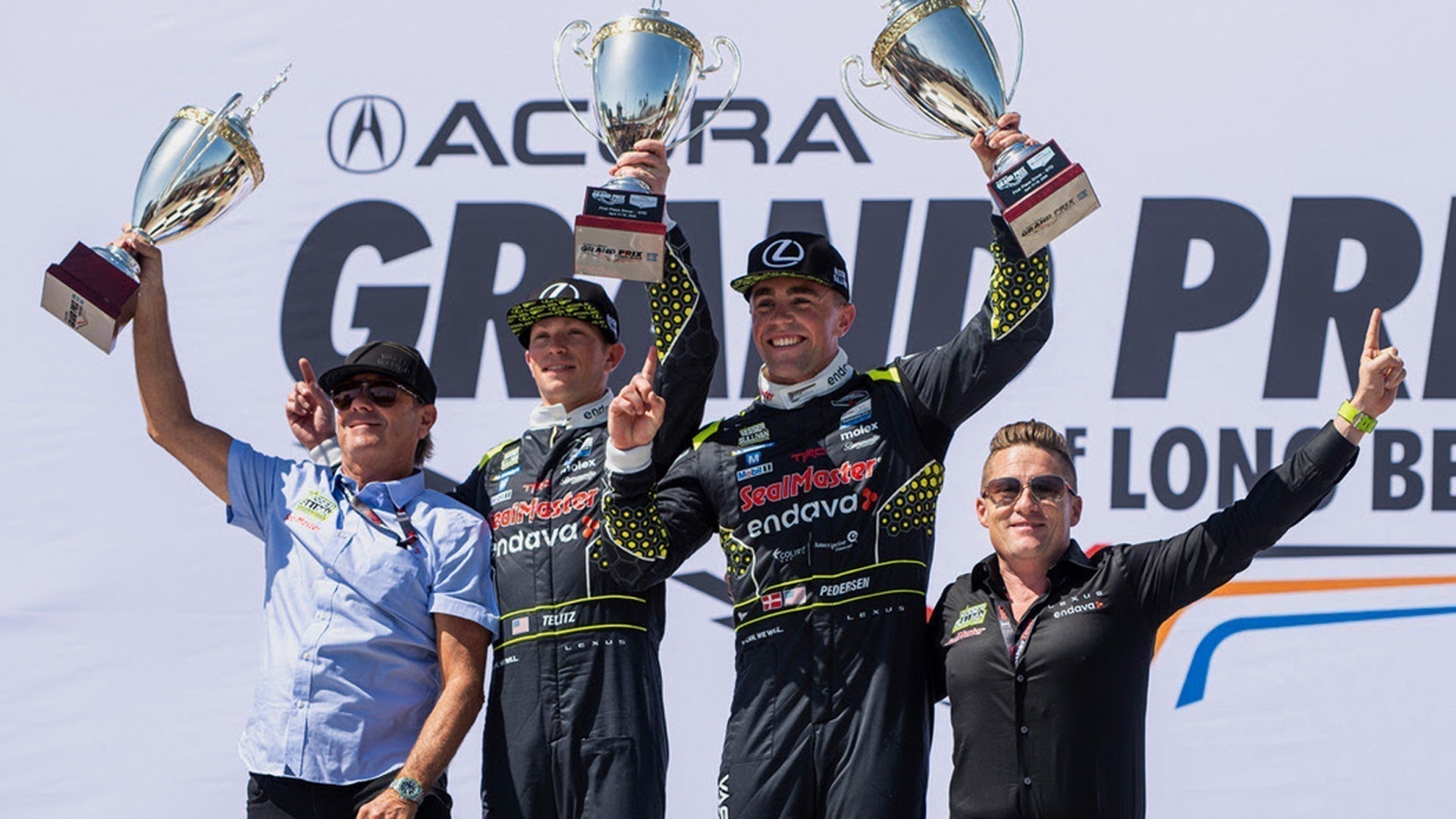 NO. 12 VASSER SULLIVAN LEXUS RC F GT3 WIN AT GRAND PRIX OF LONG BEACH