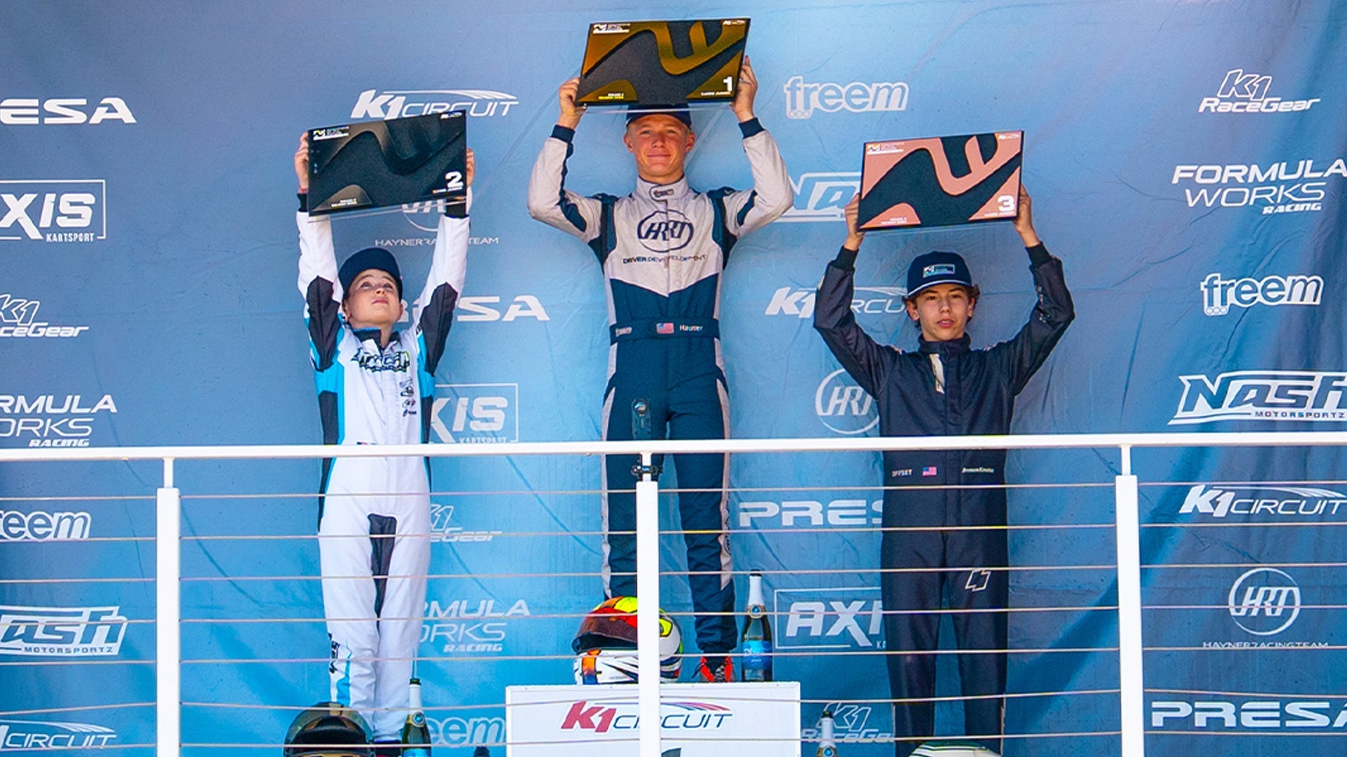 Champions fo the Future America Round 4 KA100 Junior Podium