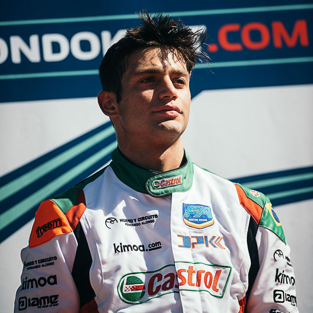 Freem custom K24 karting suit for Morgatto