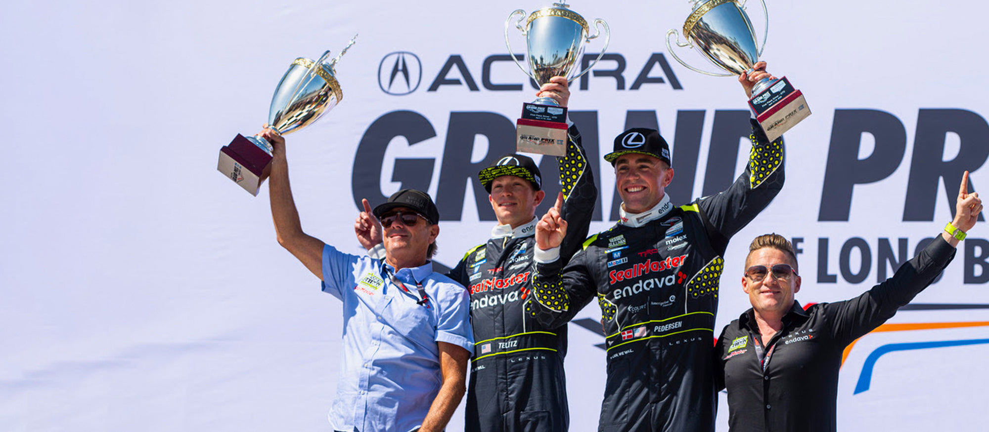NO. 12 VASSER SULLIVAN LEXUS RC F GT3 WIN AT GRAND PRIX OF LONG BEACH